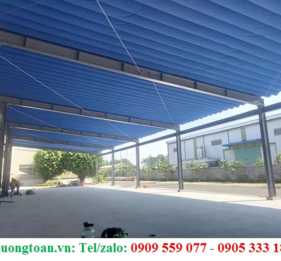CÔNG TY LÀM MÁI XẾP BẠT KÉO CÁC LOẠI, MÁI KÉO GIÁ RẺ TP.HCM