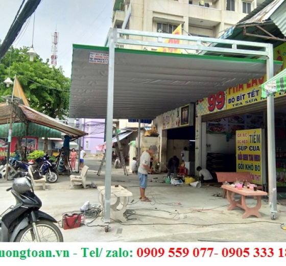 THI CÔNG LẮP ĐẶT MÁI CHE TẠI Q6, Q7, Q8, Q9, CHẤT LƯỢNG GIÁ RẺ