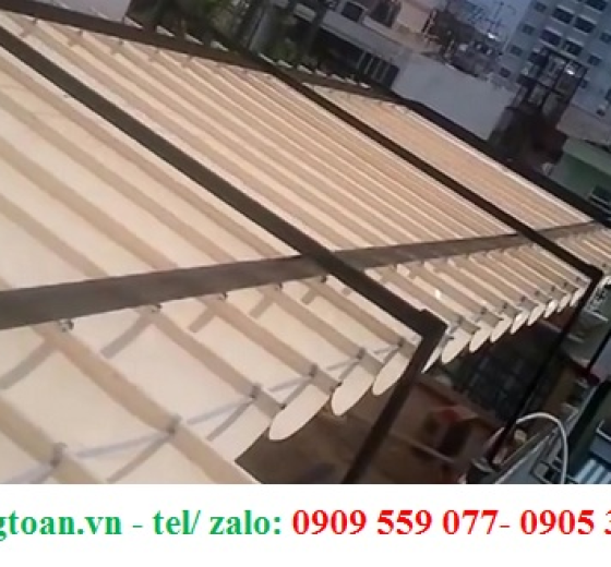 MÁI XẾP KÉO CHE NẮNG CHE MƯA GIÁ BAO NHIÊU TIỀN