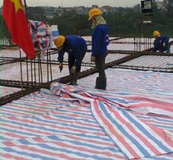 BẠT LÓT SÀN BẠT CHE PHỦ CÔNG TRÌNH VẢI BẠT GIÁ SỈ