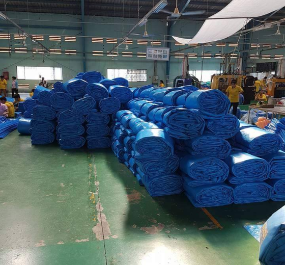 XƯỞNG MAY GIA CÔNG CÁC LOẠI BẠT CHE PHỦ HÀNG HÓA