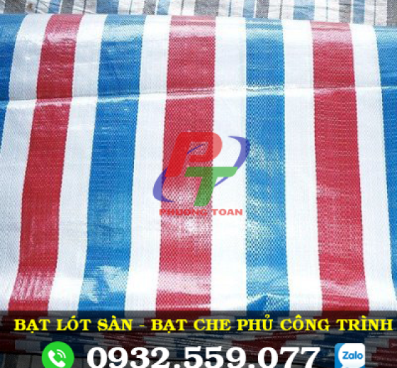 ỨNG DỤNG CỦA BẠT SỌC 3 MÀU TRONG VIỆC CHE CHẮN BỤI CÔNG TRÌNH