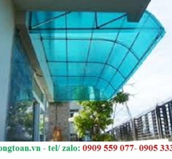 CHUYÊN NHẬN THI CÔNG MÁI CHE BẰNG TÔN, MÁI VÒM POLY GIÁ RẺ