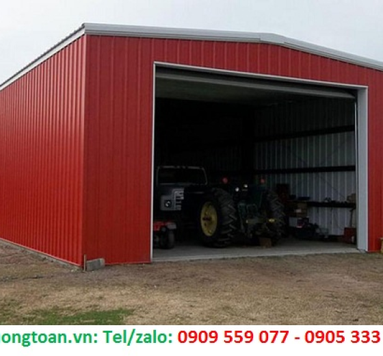 NHẬN LÀM NHÀ KHUNG THÉP KHO XƯỞNG SẢN XUẤT, SÂN CHƠI, HỒ BƠI GIÁ RẺ