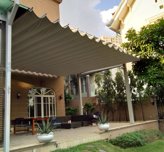 MÁI CHE SÂN TRƯỚC ĐẸP