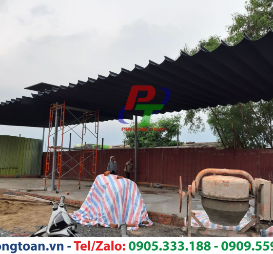 CUNG CẤP VẢI BẠT LÀM MÁI KÉO, MÁI XẾP – NHẬN THI CÔNG GIÁ RẺ