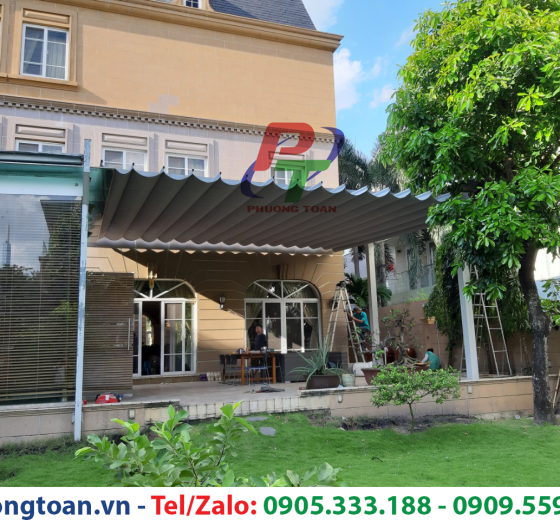 CÔNG TY NHẬN THIẾT KẾ, THI CÔNG CÁC LOẠI MÁI CHE DI ĐỘNG