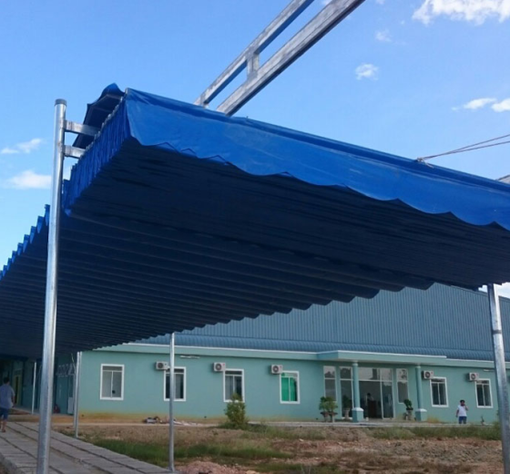 XƯỞNG GIA CÔNG CÁC LOẠI VẢI BẠT LÀM MÁI HIÊN, MÁI KÉO)