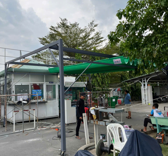 TPHCM NƠI CHUYÊN MAY BẠT MÁI CHE NHÀ XE, QUÁN ĂN, QUÁN CAFE