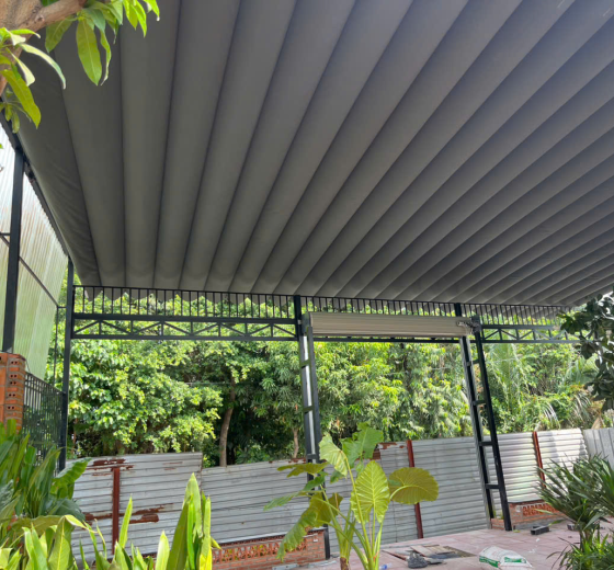 TPHCM MÁI XẾP DI ĐỘNG CHO KHU ĂN UỐNG NGOÀI TRỜI