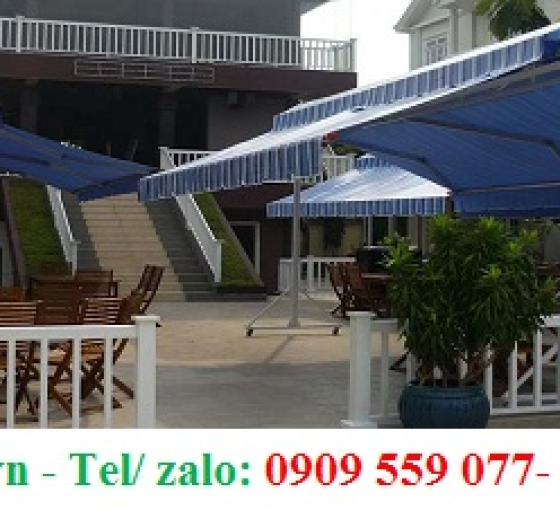 NHẬN SẢN XUẤT VÀ LẮP ĐẶT MÁI BẠT QUAY, MÁI BẠT XẾP