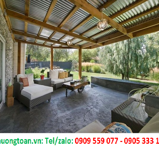 MÁI HIÊN, MÁI CHE GIÁ RẺ - NHẬN LẮP ĐẶT THEO YÊU CẦU