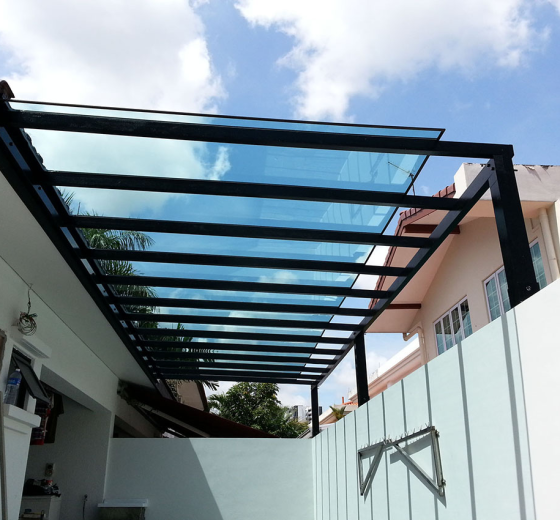 MÁI CHE POLYCARBONATE GIÁ RẺ - NHẬN LÀM MÁI CHE POLY THEO NHU CẦU