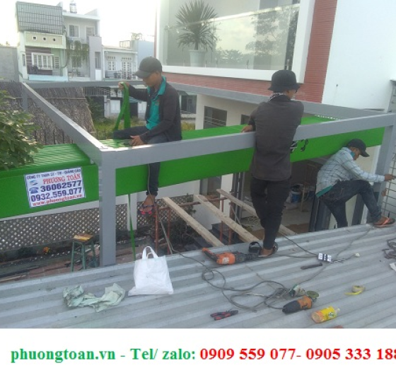 MÁI XẾP NHÀ XE SẢN XUẤT VÀ LẮP ĐẶT TRỰC TIẾP