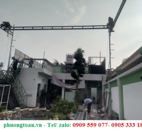 THI CÔNG MÁI BẠT XẾP, MÁI KÉO CHE NẮNG MƯA SIÊU BỀN SIÊU ĐẸP   