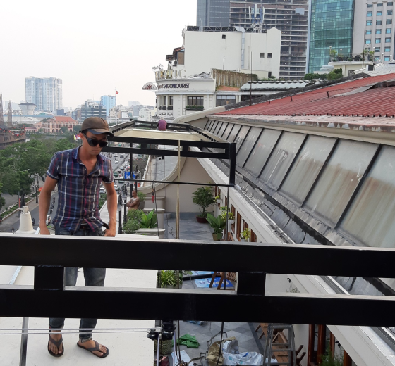 MÁI CHE SÂN THƯỢNG KIỂU ĐẸP GIÁ TỐT THI CÔNG BÌNH TÂN BÌNH THẠNH