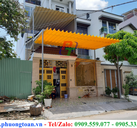 MÁI XẾP BẠT KÉO ĐẸP RẺ, THI CÔNG TOÀN TPHCM