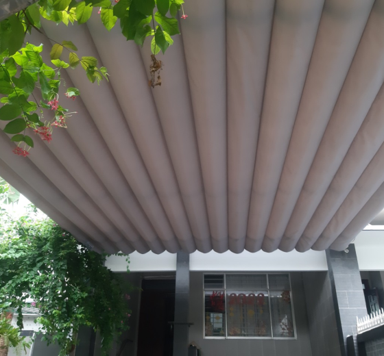 QUẬN 5 NHẬN LẮP MÁI XẾP CHE NẮNG MƯA MÁI CHE THÔNG MINH