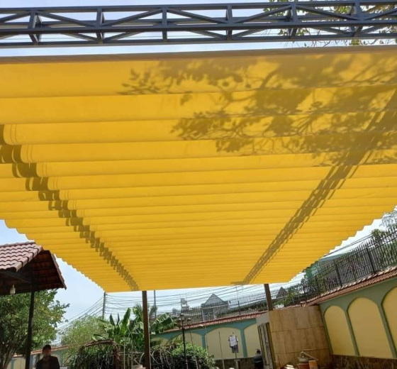 NHẬN LẮP ĐẶT MÁI HIÊN, MÁI CHE BẠT KÉO, MÁI XẾP TẠI BÌNH TÂN, BÌNH CHÁNH