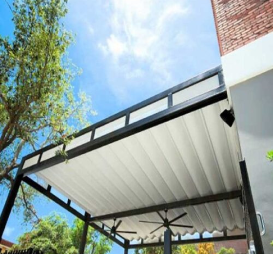 VẢI BẠT LÀM MÁI CHE LƯỢN SÓNG BẠT NHẬP KHẨU CAO CẤP