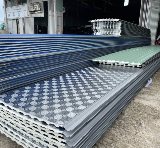 MÁI TÔN PU CÁCH NHIỆT CHỐNG NÓNG LẮP ĐẶT TOÀN MIỀN NAM