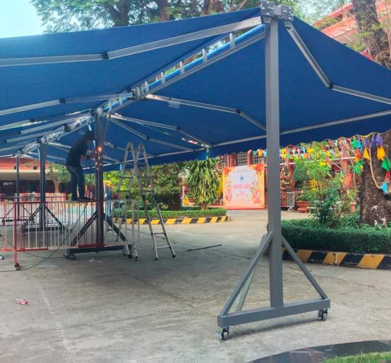 TPHCM CHUYÊN LẮP BẠT CHE MƯA NẮNG CHO SÂN VƯỜN, SÂN THƯỢNG