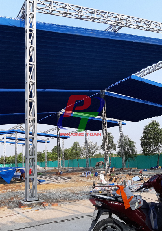 Mái Che Nhà Xưởng Cho Cty CP Tương Lai Việt tại Long An