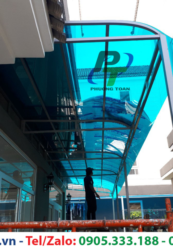 Mái Vòm Poly Lấy Sáng Đẹp - đường Liên Phường, quận 9