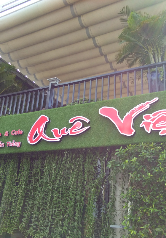 BẢNG HIỆU CHỮ NỔI - NHÀ HÀNG QUÊ VIỆT 