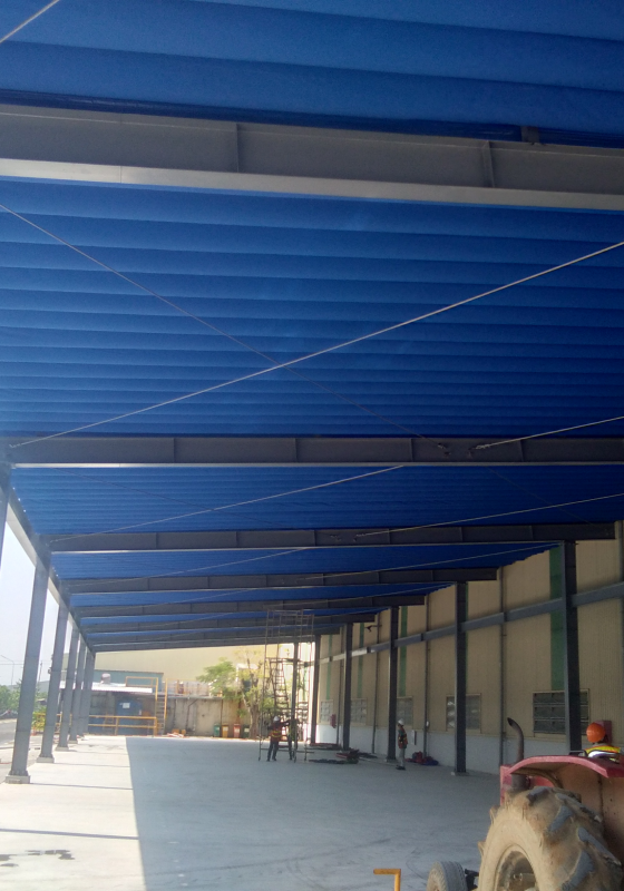 MÁI XẾP NHÀ XƯỞNG GIÁ RẺ