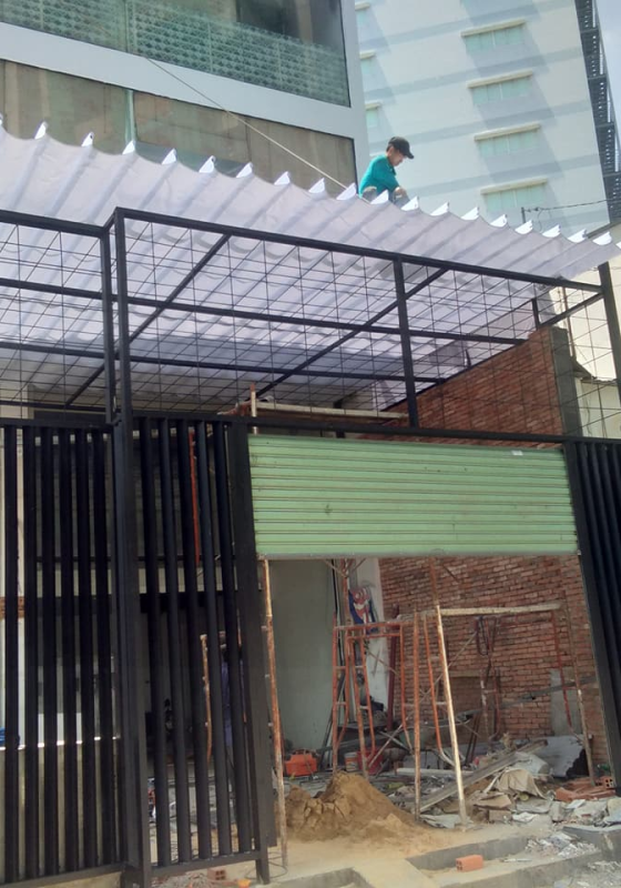 Mái Che Xếp Quán Cafe