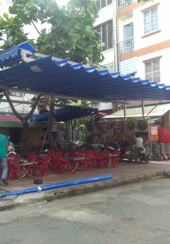 BẠT CHE CHO QUÁN NHẬU