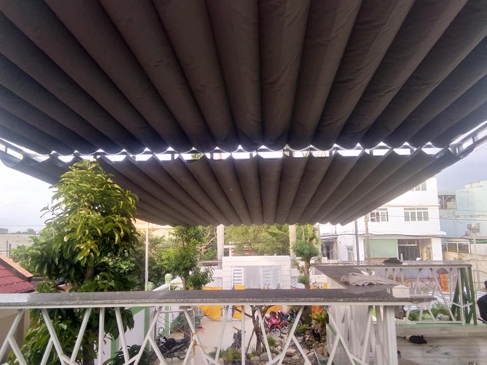 Mái che quán cafe sân vườn