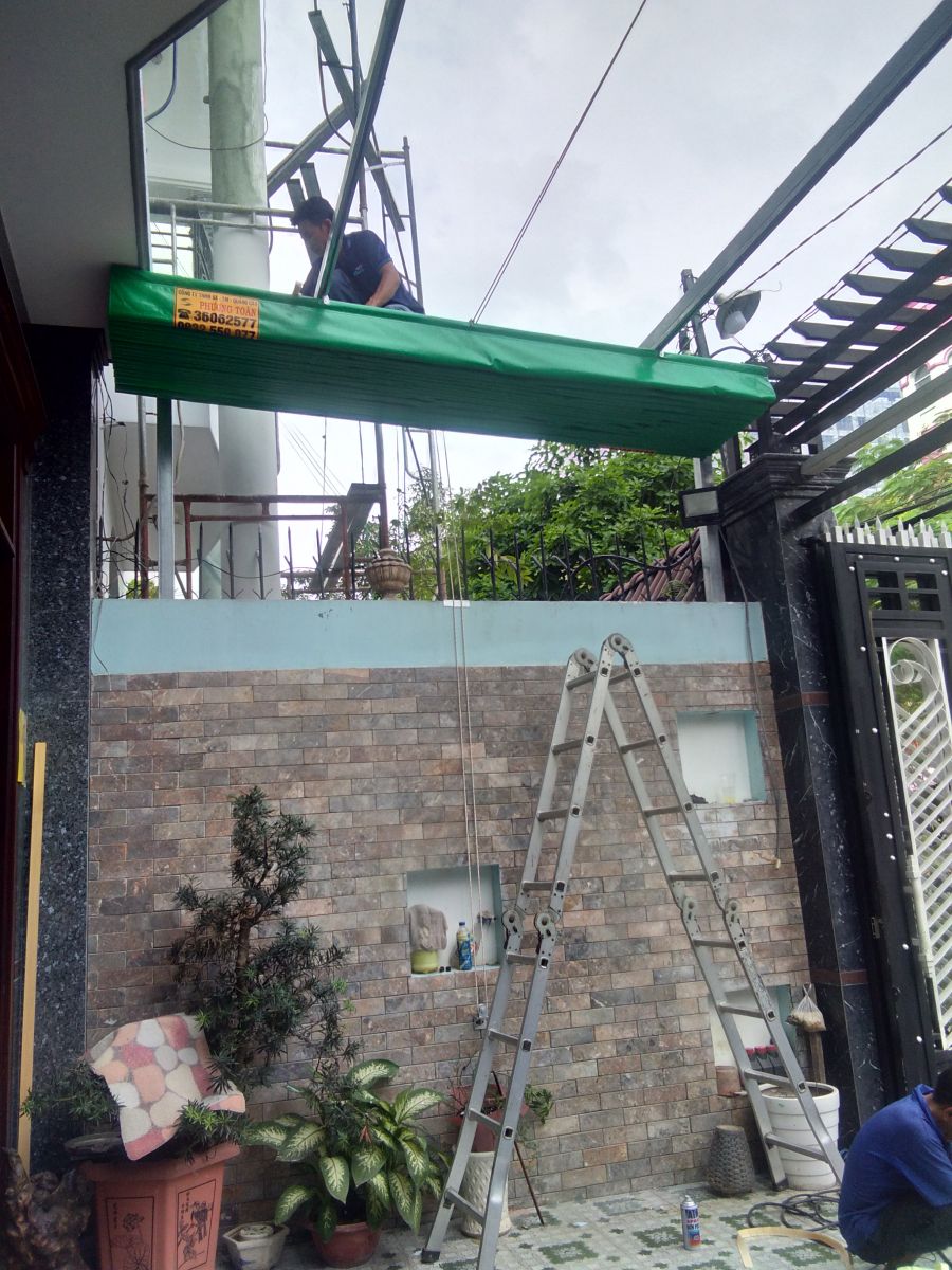 Mái che sân nhà đẹp