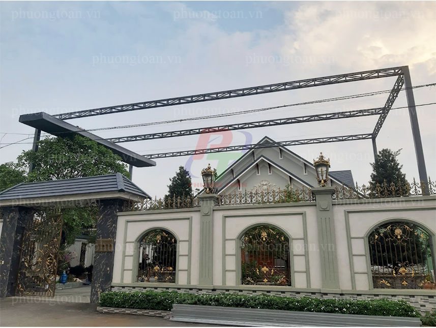 Thi công trọn gói mái xếp lượn sóng