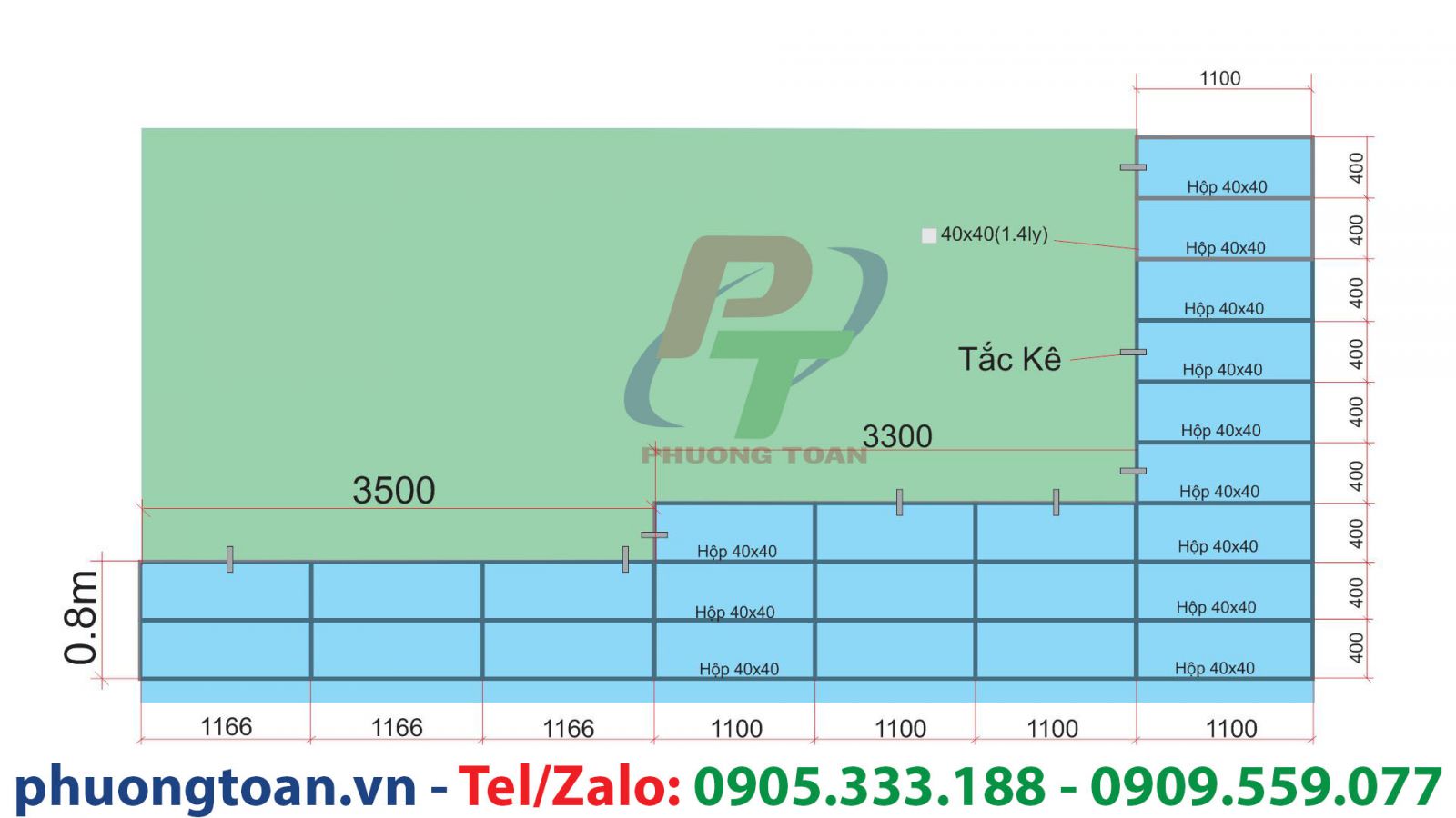 Bản vẽ tấm lợp lấy sáng poly