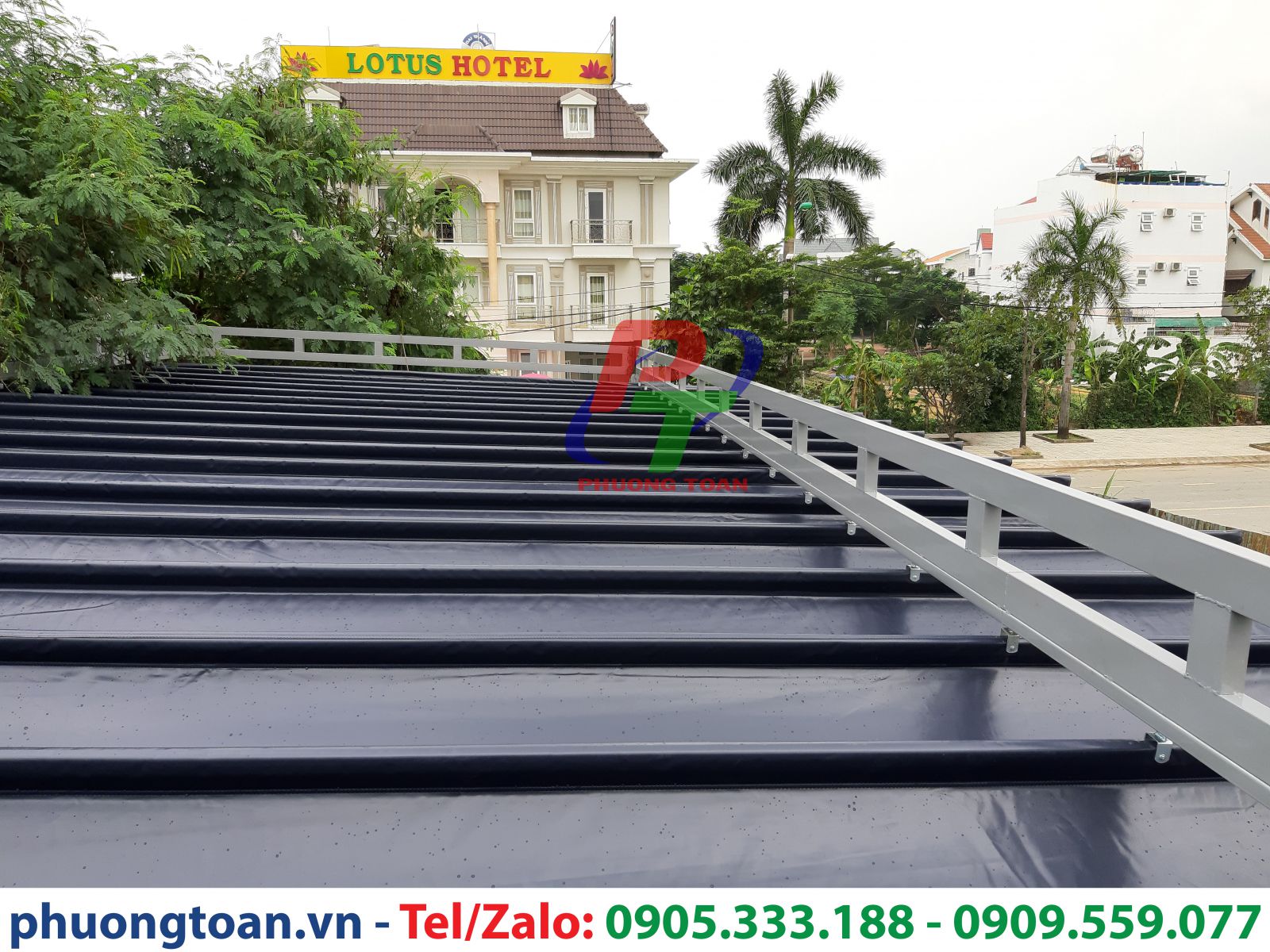 Mái che nhìn từ phía trên