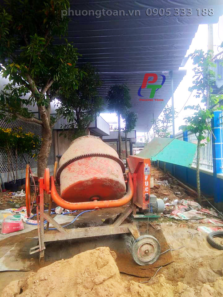 Mái xếp di động quán cafe