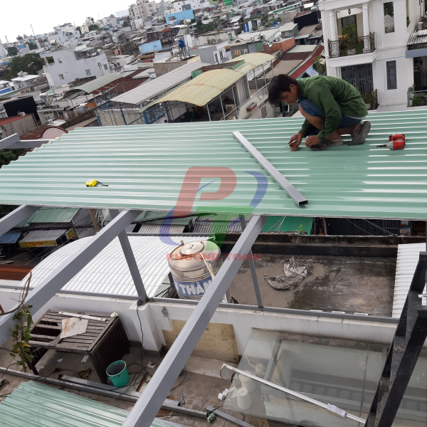 Mái Tôn Sân Thượng Trần Xuân Soạn, Quận 7