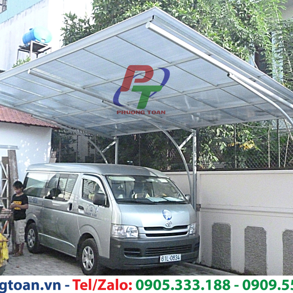 MÁI CHE BẰNG POLY ĐẸP