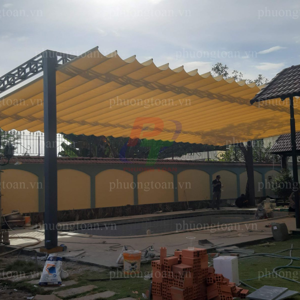 Mái xếp hồ bơi giá rẻ