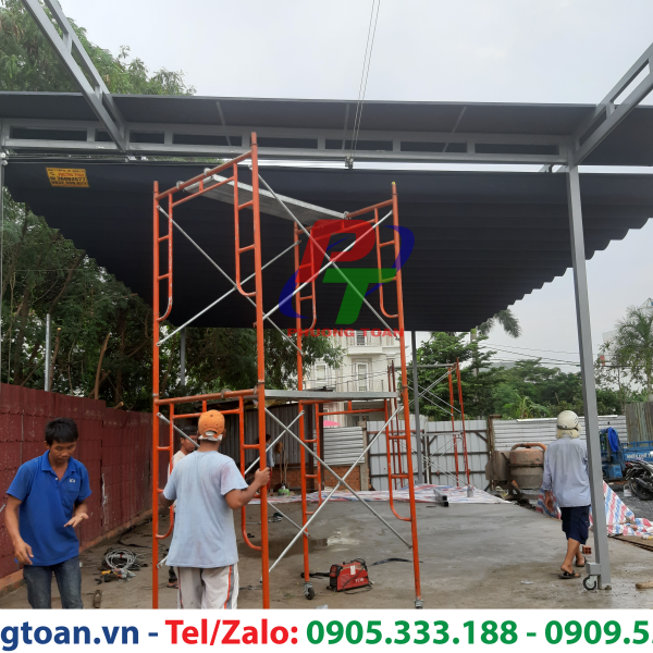 Mái Kéo Xếp Quán Cafe Đẹp