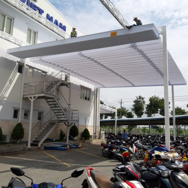 MÁI CHE NHÀ XE, BÃI ĐẬU XE