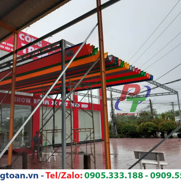 Mái Kéo Lượn Sóng Đẹp Cần Thơ