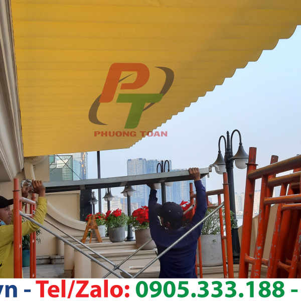 Mái Che Xếp Kéo Tay Đẹp